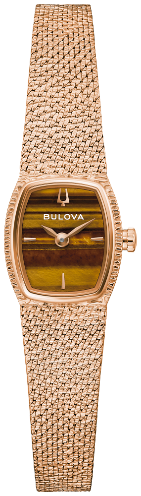 Bulova 97L185 Classic Goddess of Time Ladies Watch - Rose Gold
